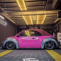 童心未泯VW Beetle改装气动避震最美低姿态萌萌哒